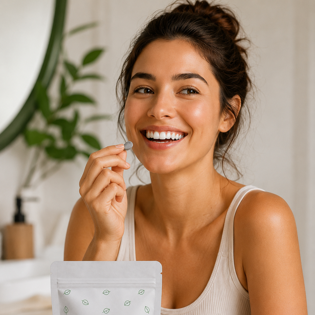 Rootfresh toothbrush and tablets