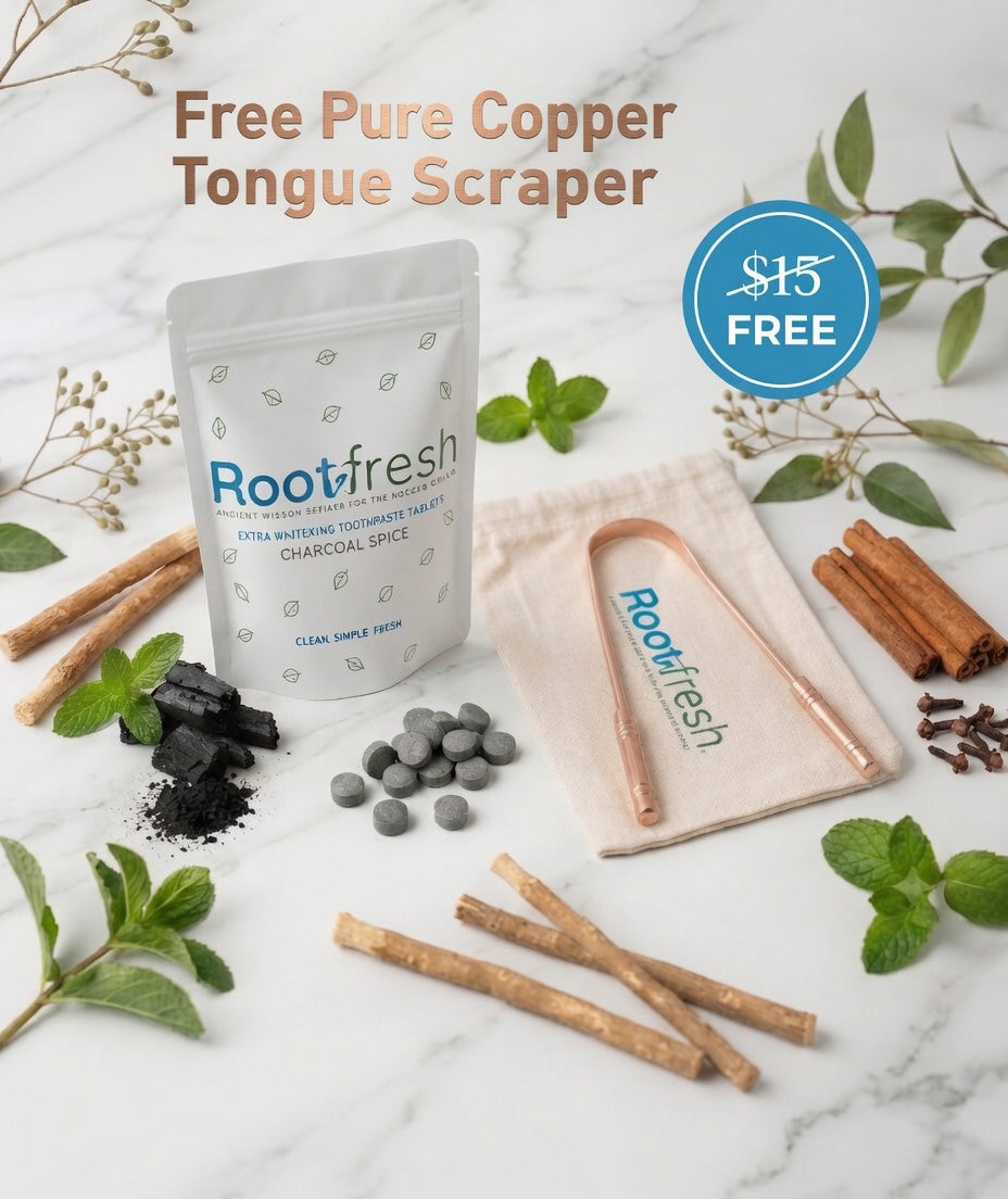 Rootfresh toothpaste tablets