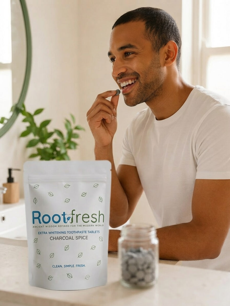 Rootfresh toothbrush and tablets